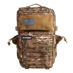 Plecak outdoorowy V2 45L. Brązowe plecaki męskie ELITEX TRAINING, bez wzorów, z materiału, sportowe. Za 273.99 zł.