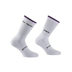 Skarpety rowerowe NORTHWAVE Try Again Sock biały. Białe skarpetki damskie Northwave, bez wzorów. Za 45.00 zł.