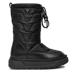 Śniegowce Guess. Czarne śniegowce damskie Guess, bez zapięcia. Za 789.99 zł.