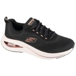Buty sportowe Sneakersy damskie, Skech-Air Meta-Neutral Air. Czarne obuwie sportowe damskie Skechers, bez wzorów, bez zapięcia, trekkingowe. Za 339.99 zł.