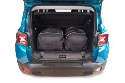 Torby Do Bagażnika Jeep Renegade Phev 2020+ 2Szt Kjust. Czarne torby podróżne damskie KJUST, bez wzorów, z kauczuku. Za 736.00 zł.