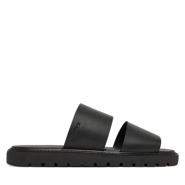 Klapki Calvin Klein. Czarne klapki męskie Calvin Klein, bez wzorów, bez zapięcia. Za 262.99 zł.