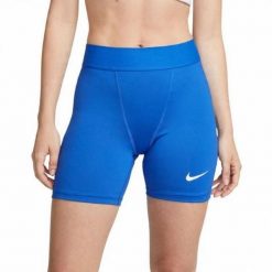 Spodenki Damskie Strike DriFIT. Niebieskie szorty damskie Nike, bez wzorów, sportowe. Za 141.99 zł.