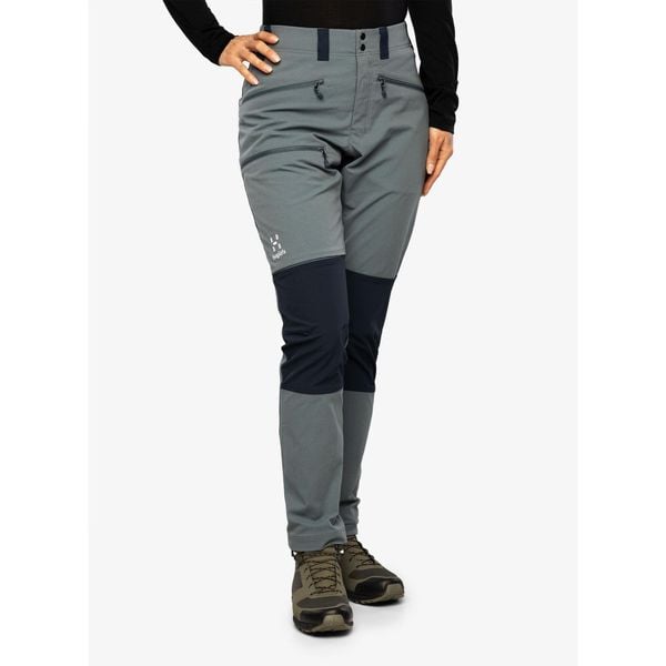 Spodnie górskie damskie Haglofs Mid Slim Pant. Niebieskie spodnie sportowe damskie Haglöfs, na lato, bez wzorów, sportowe, trekkingowe. Za 465.99 zł.