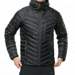 Kurtka męska sportowa Jack Wolfskin PASSAMANI DOWN HOODY. Czarne kurtki sportowe męskie Jack Wolfskin, m, bez wzorów, z materiału, bez kaptura, trekkingowe. Za 639.00 zł.