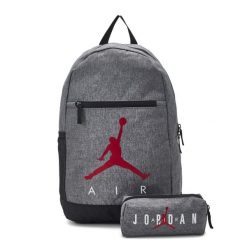 Plecak szkolny sportowy Nike JORDAN JUMPMAN+ piórnik. Czarne plecaki męskie Nike, bez wzorów, z materiału, sportowe. Za 159.00 zł.