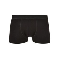Bokserki Urban Classics Solid Organic (x5). Czarne bokserki męskie Urban Classics, bez wzorów, z bawełny. Za 148.45 zł.