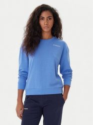 Kappa Bluza Logo Fekka 371M5EW Niebieski Regular Fit. Niebieskie bluzy damskie Kappa, m, bez wzorów, z bawełny, bez ramiączek, bez kaptura. Za 69.99 zł.