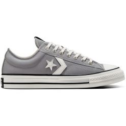 Buty sportowe Converse Star Player 76 Premium Canvas. Szare buty sportowe męskie Converse, bez wzorów, z syntetyku, bez zapięcia. Za 390.00 zł.