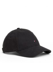 Tommy Hilfiger Czapka z daszkiem Th Flag Soft 6 Panel AW0AW17781 Czarny. Czarne czapki damskie Tommy Hilfiger, bez wzorów, z bawełny. Za 149.99 zł.