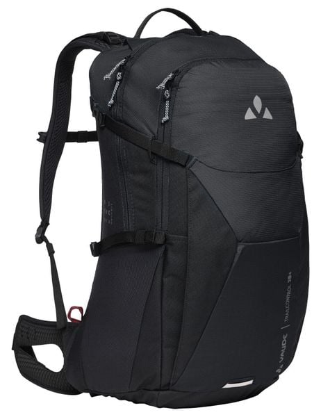 Plecak 20-29L TrailControl 20+. Czarne plecaki męskie Vaude, bez wzorów, z materiału. Za 764.30 zł.