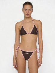 Juicy Couture Bikini Taihiti JCITS126201 Brązowy. Brązowe bikini Juicy Couture, bez wzorów, z syntetyku. Za 299.99 zł.