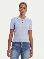 Fracomina Sweter FR26ST7003K524R9 Błękitny Regular Fit. Niebieskie swetry nierozpinane damskie Fracomina, l, bez wzorów, z syntetyku, bez kołnierzyka, bez ramiączek. Za 459.99 zł.