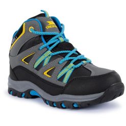 Trespass Gillon Ii – Czarne buty unisex o średnim kroju. Czarne obuwie trekkingowe damskie Trespass, bez zapięcia. Za 260.90 zł.