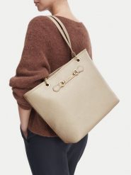 MEXX Torebka EO-MEXX-L-026-10 Beżowy. Brązowe shopperki damskie Mexx, bez wzorów, ze skóry, bez dodatków. Za 229.99 zł.