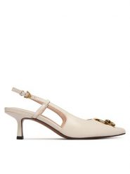 Coccinelle Czółenka C-Me E4 SB3 21 01 01 Biały. Białe czółenka damskie Coccinelle, bez wzorów, ze skóry, bez obcasa, bez zapięcia. Za 899.99 zł.