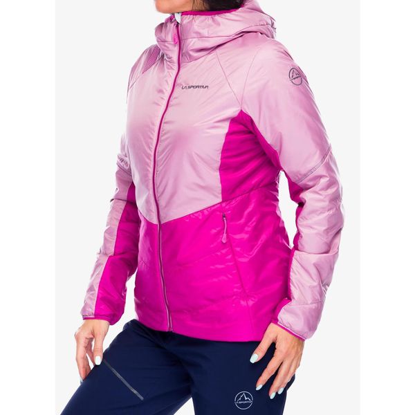 Kurtka ocieplana damska La Sportiva Mythic Primaloft Jkt. Czerwone kurtki sportowe damskie La Sportiva, na zimę, l, bez wzorów, bez ramiączek, bez kaptura, narciarskie, primaloft. Za 933.99 zł.