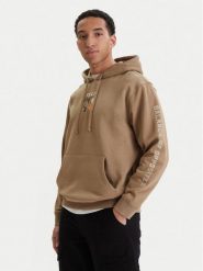 RVCA Bluza Deep Think EVYSF00138 Beżowy Boxy Fit. Brązowe bluzy męskie RVCA, m, bez wzorów, z bawełny, bez ramiączek, bez kaptura. Za 389.99 zł.