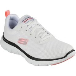 Adidasy Skechers Flex Appeal 4.0-brilliant Vie, Kobiety. Białe obuwie sportowe damskie Skechers, bez wzorów, bez zapięcia. Za 390.00 zł.
