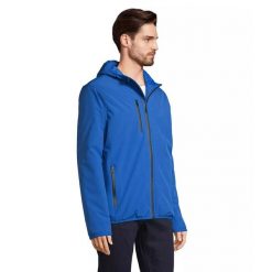 Parka softshell Sol's Falcon Padded. Niebieskie parki męskie SOL'S, na zimę, m, bez wzorów, z softshellu, bez kołnierzyka, bez kaptura. Za 403.00 zł.