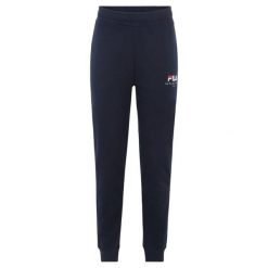 Męskie Spodnie Do Biegania Bovrup. Niebieskie spodnie sportowe męskie Fila, m, bez wzorów, do biegania. Za 240.99 zł.