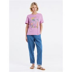 Koszulka damska Protest PRTESSE t-shirt. Czerwone koszulki sportowe damskie Protest, l, bez wzorów, bez ramiączek. W wyprzedaży za 125.99 zł.