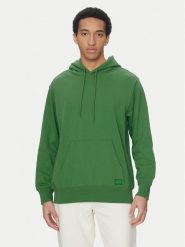 Vans Bluza Original Standards VN000P5C Zielony Loose Fit. Zielone bluzy męskie Vans, l, bez wzorów, z bawełny, bez ramiączek, bez kaptura. W wyprzedaży za 189.99 zł.