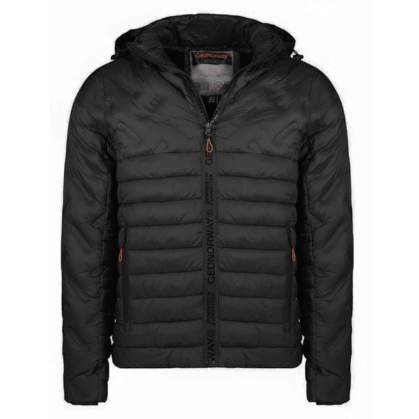 Kurtka turystyczna męska Geographical Norway Burator. Czarne kurtki męskie Geographical Norway, na zimę, m, bez wzorów, z materiału, eleganckie, bez kaptura. Za 292.16 zł.
