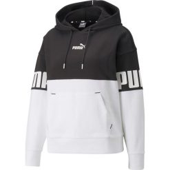 Bluza treningowa damska Puma Power Colorblock Hoodie TR. Czerwone bluzy damskie Puma, m, bez wzorów, sportowe, bez ramiączek, bez kaptura. Za 392.00 zł.