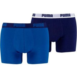 Bokserki męskie Puma Basic Boxer 2P niebieskie 521015001 420. Niebieskie bokserki męskie Puma, bez wzorów. Za 116.99 zł.