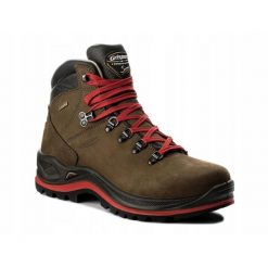 Buty trekkingowe męskie GRISPORT wysokie wodoodporne skóra. Brązowe buty zimowe męskie Grisport, bez wzorów, z materiału, bez obcasa, bez zapięcia. Za 629.00 zł.