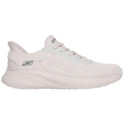 Buty sportowe męskie Skechers Bobs Squad Chaos. Białe buty sportowe męskie Skechers, bez wzorów, bez zapięcia, na fitness i siłownię. Za 329.99 zł.