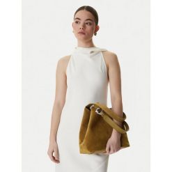 Torebka Coccinelle. Brązowe shopperki damskie Coccinelle, bez wzorów, bez dodatków. Za 1,269.00 zł.