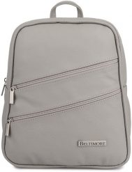 Plecak torebka damska Skórzana Beltimore jasno szary022. Szare plecaki damskie Beltimore, bez wzorów. Za 307.86 zł.