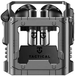 Słuchawki Tactical Bezprzewodowe Vision StrikePods Bluetooth Silver (8596311190179). Szare słuchawki bezprzewodowe Tactical. Za 207.88 zł.