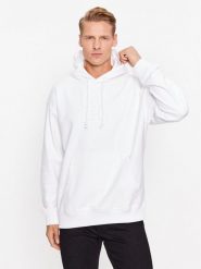 Hugo Bluza Dokras 50496651 Biały Relaxed Fit. Białe bluzy męskie Hugo, m, bez wzorów, z bawełny, bez ramiączek, bez kaptura. Za 339.99 zł.