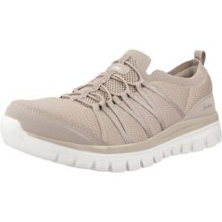 Buty SKECHERS GRACEFUL - SOFT SOUL Beżowy. Brązowe obuwie sportowe damskie Skechers, bez wzorów, z tkaniny, bez zapięcia. Za 297.79 zł.