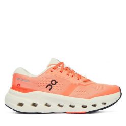 Buty do biegania On. Brązowe obuwie sportowe damskie On, bez wzorów, bez zapięcia, do biegania. Za 719.99 zł.