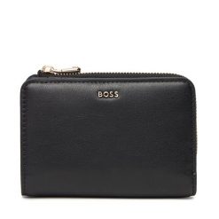 Portfel BOSS. Czarne portfele damskie Boss. Za 238.99 zł.