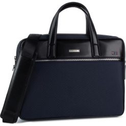 Torba na laptopa WITTCHEN - 88-3U-201-7 Granatowy. Niebieskie torby na laptopa damskie Wittchen, bez wzorów, z materiału. W wyprzedaży za 369.00 zł.