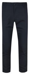 Eleganckie Męskie Spodnie, Zwężane (Slim Fit) – RIGON - Ciemnogranatowe, Drobna Kratka. Eleganckie spodnie męskie Rigon, bez wzorów, z elastanu, eleganckie. Za 179.00 zł.