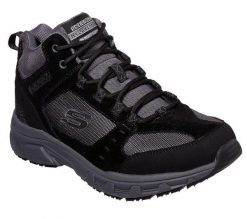 Buty trekkingowe męskie, Skechers Oak Canyon – Ironhide. Czarne trekkingi męskie Skechers, z materiału, bez zapięcia. Za 259.99 zł.