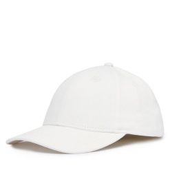 Czapka z daszkiem Guess. Białe czapki damskie Guess, z aplikacjami. Za 194.99 zł.