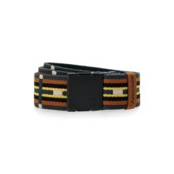 Pasek do spodni Arcade Keyah - jalapeno/black. Brązowe paski męskie Arcade, bez wzorów, sportowe, trekkingowe. Za 125.99 zł.