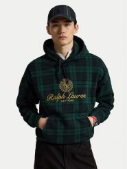 Polo Ralph Lauren Bluza 710B28746001 Zielony ciemny Regular Fit. Zielone bluzy męskie Polo Ralph Lauren, m, bez wzorów, z bawełny, bez ramiączek, bez kaptura. Za 1,299.00 zł.