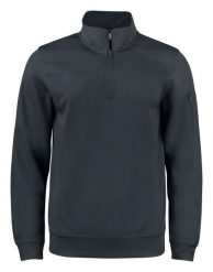 Clique Bluza z półzamkiem unisex z poliestru – black. Czarne bluzy damskie CLIQUE, s, bez wzorów, z poliesteru, bez ramiączek, bez kaptura. Za 166.52 zł.