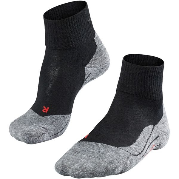 Skarpetki Falke TK5 Short. Czarne skarpety męskie Falke, bez wzorów, z materiału. Za 146.50 zł.