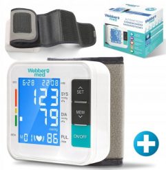 CIŚNIENIOMIERZ NADGARSTKOWY CZYTELNY DUŻY EKRAN ARYTMIA Webber Med A11. Ciśnieniomierze Webber. Za 80.20 zł.