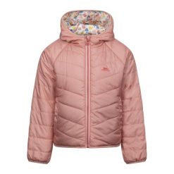 Trespass Dessie - Damska dwustronna kurtka codzienna Mid Rose. Czerwone kurtki sportowe damskie Trespass, bez wzorów, bez ramiączek, bez kaptura, trekkingowe. Za 211.40 zł.