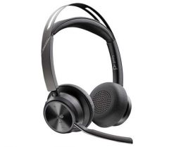 POLY Zestaw słuchawkowy Voyager Focus 2 z certyfikatem Microsoft Teams USB-C-C + przejściówka USB-C/A + podstawka ładująca. Słuchawki bezprzewodowe Poly. Za 824.99 zł.